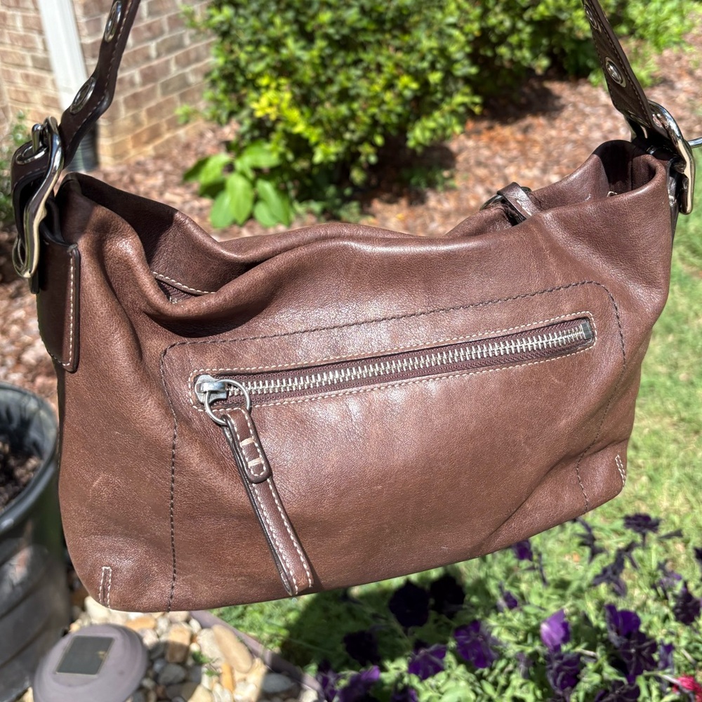 Coach Brown Leather Shoulder Bag